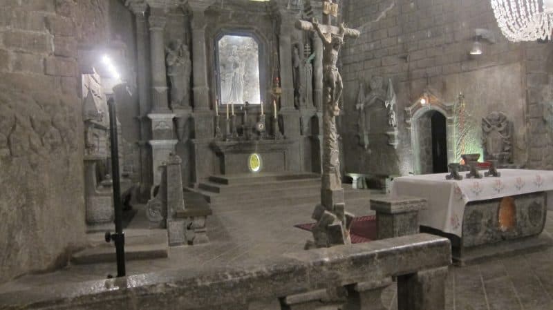 church inside the mine