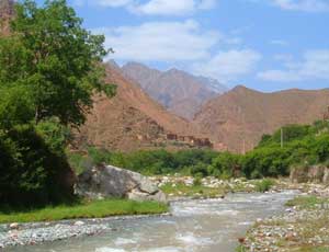 A stream in the Moroccan countryside