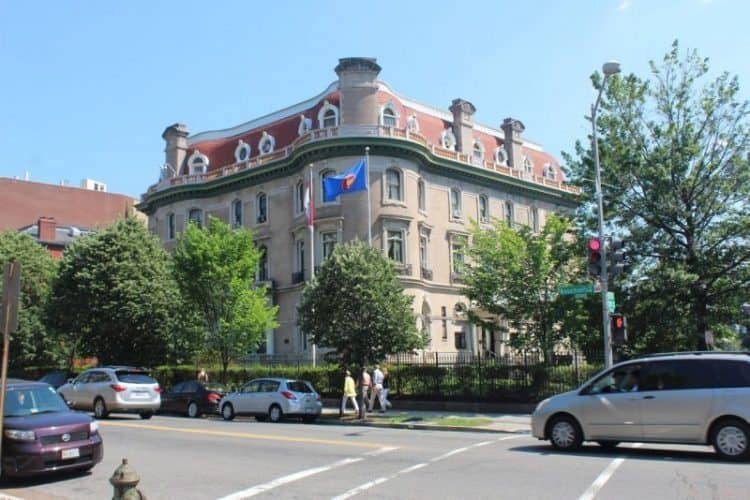 Dupont Circle is full of beautiful mansions like this one