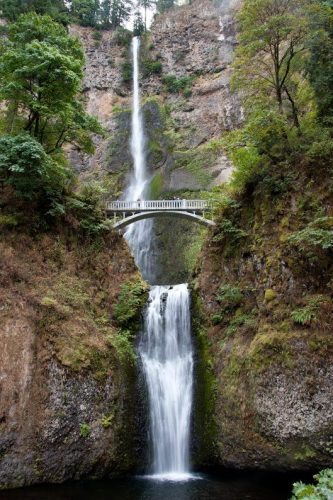 Multnomah Falls in Oregon.