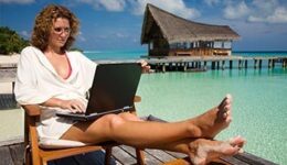 working-on-vacation