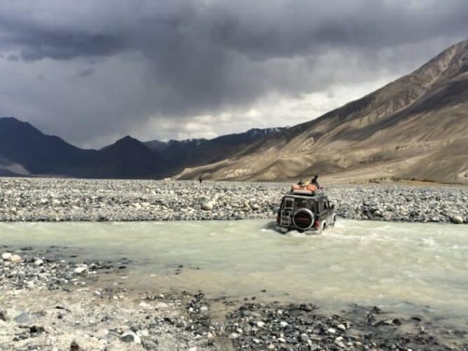 4x4 driving to Sarhad, Afghanistan.