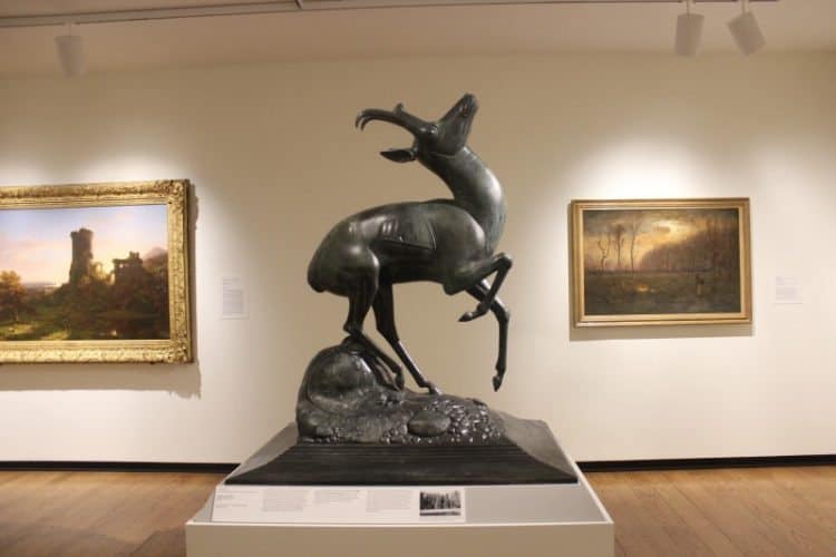 Statue at the Mead Art Museum at Amherst College in Massachusetts. Carson McGrath photos.