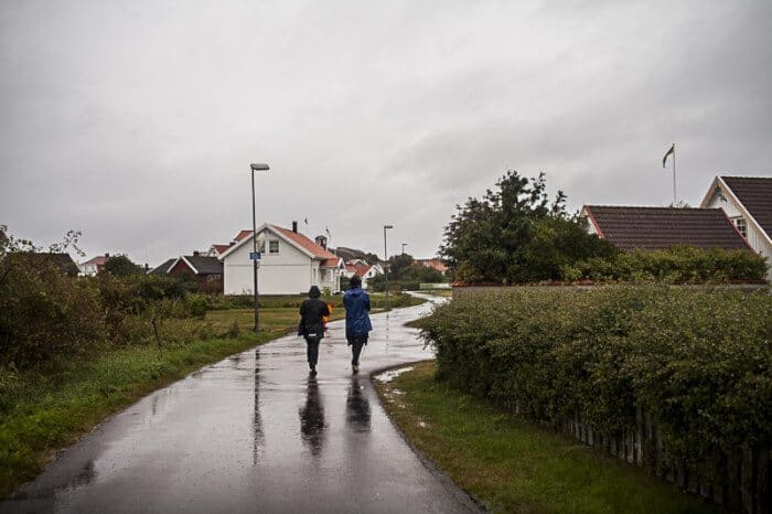 Strolling on the wet coast of West Sweden. Andy Castillo photos.