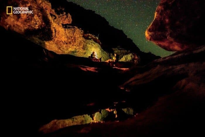 Grand Canyon at night