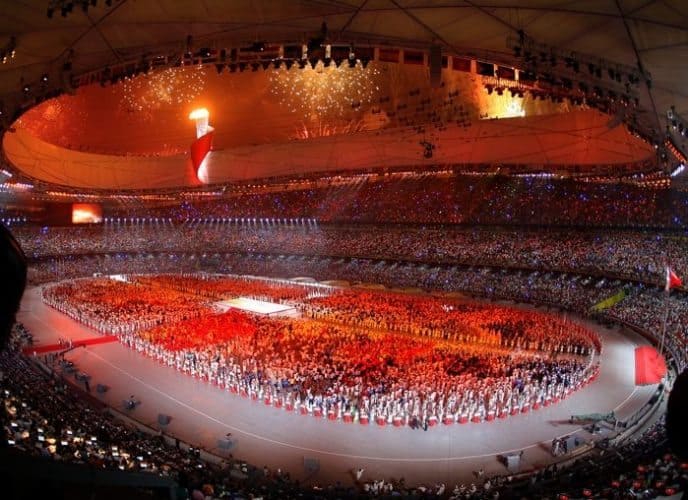 Beijing's 'Birdhouse' stadium was the site of their outrageous opening ceremony in 2008.