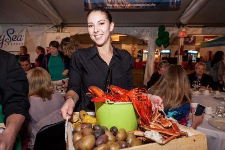 Feast and Frolic opening dinner at the PEI International Shellfish Festival