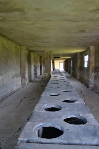 Visiting Nazi Concentration Camps in Poland 7 Latrines used by prisoners at the concentration camp.