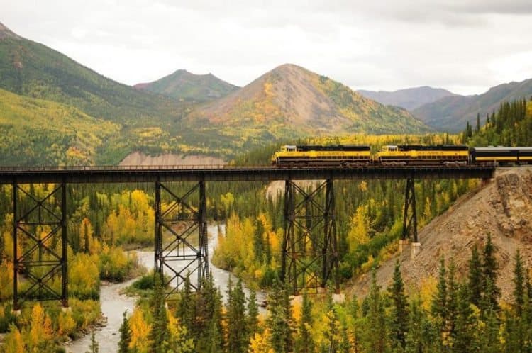 The Denali Star (photo courtesy of Alaska Railroad alaskan