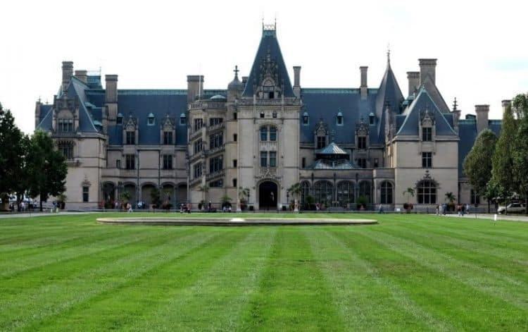 The Biltmore House, the largest house in America, is also known as 'the Lady on the Hill.' Tab Hauser photos.