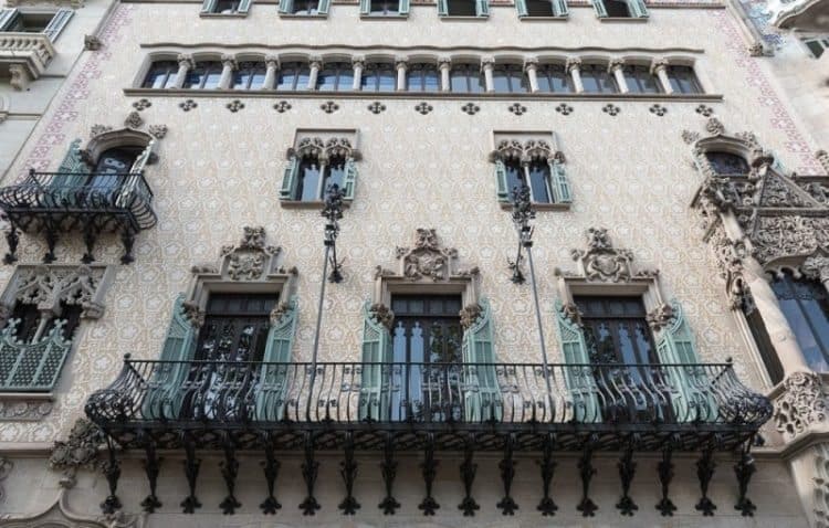 building detail in Barcelona