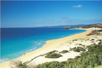The shoreline of North Cyprus