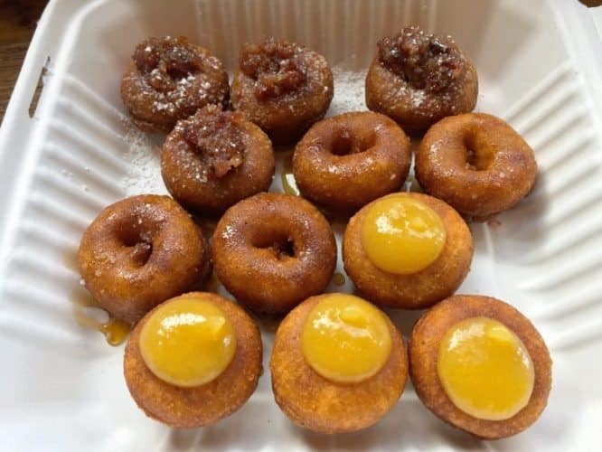 Eating Portland, from Doughnuts to Coffee 5 Pip's donuts, ready to enjoy.