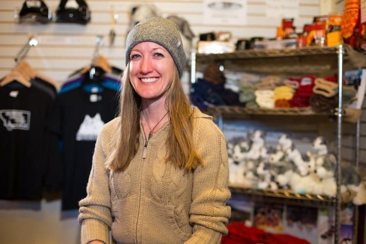 Absaroka Dogsled Trek's Hannah Vogel.