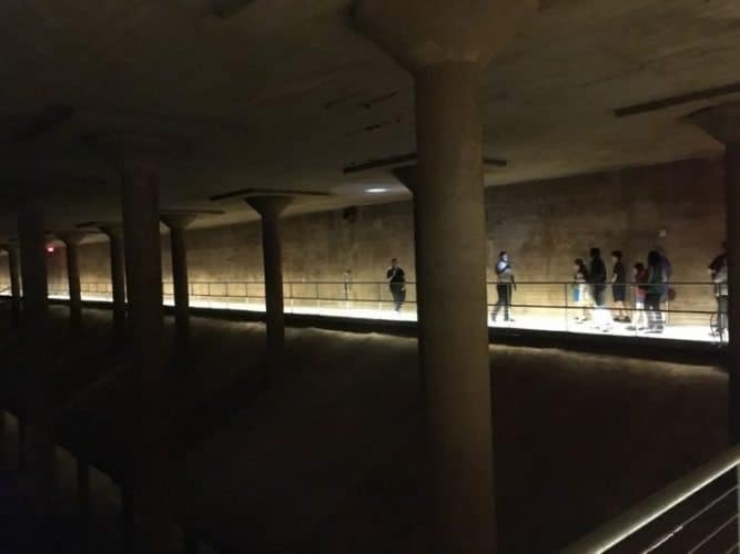 Buffalo Bayou Cistern - Opened May 2016 Built in 1926, an underground cistern was used for decades to hold a large portion of Houston’s public drinking water. 