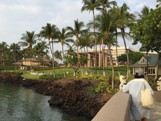 Maui local Frankie Servetti Coleman visits the Hilton Waikoloa Village on the island of Hawaii.Janis Turk photos.