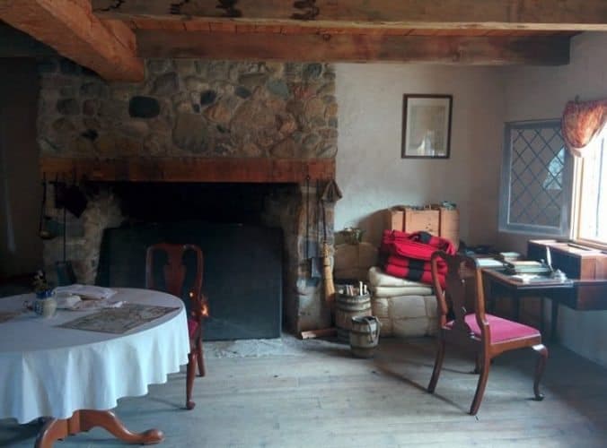 A traders apartment at Fort Michilimackinac