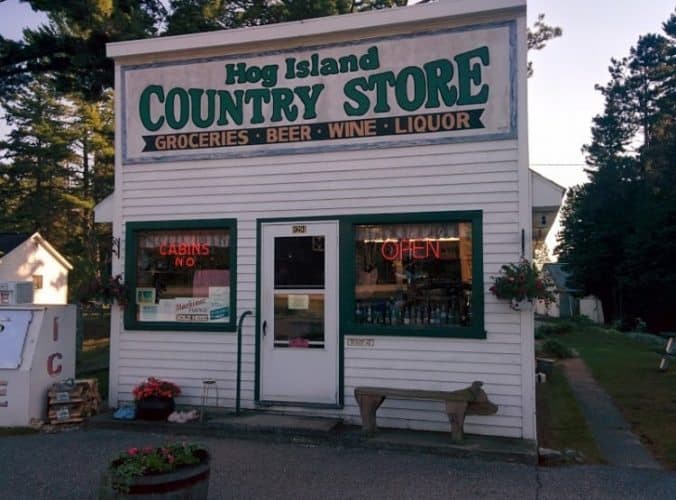 The quirky Hog Island Country Store welcomes visitors to the UP shortly after crossing Mackinac Bridge.