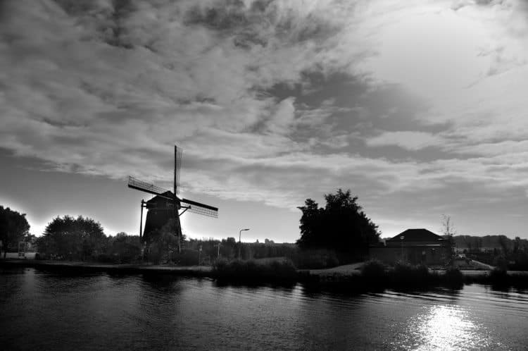 Dramatic views of Holland’s countryside are best seen from the water.