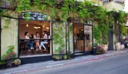 Neve Tzedek is a popular part of Tel Aviv with cafes and bars to enjoy.