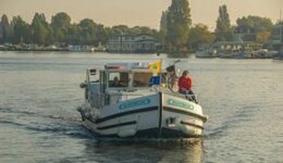 Barging in Holland