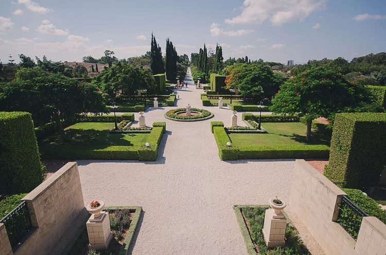 The Baha'i Gardens in Acre, Israel.