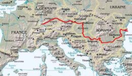 French Alps map