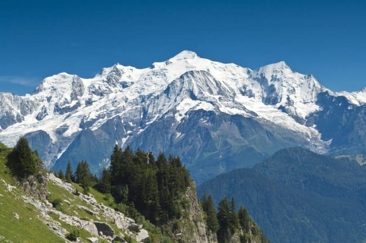 Mount Blanc, which Arlan describes, is known as the "the roof of Europe".