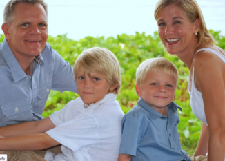 Michelle Lamb and her family.