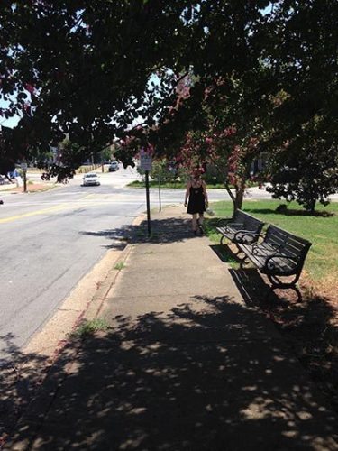 A street in the Church Hill district of Richmond, Virginia.