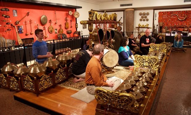 People visiting the National Music Museum