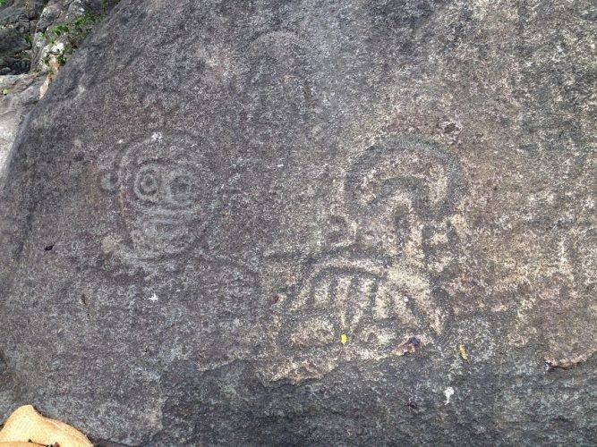 Petroglyphs along the Reef Bay Trail on St. John. | GoNOMAD Travel