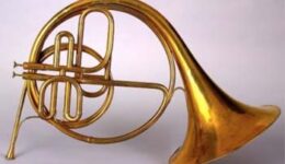 Orchestral horn, circa 1845