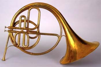 Orchestral horn, circa 1845