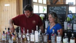 Owners John and Amie of Springfield Manor Distillery