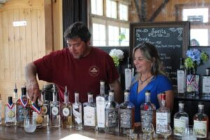 Frederick, MD: Four Micro-distilleries and a Flying Dog Owners John and Amie of Springfield Manor Distillery