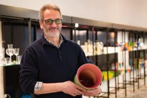 Venice's Island of Glassmakers: Murano Marco Nason is one of those pleasant individuals both proud and humble of the work done in his factory of NasonMoretti.