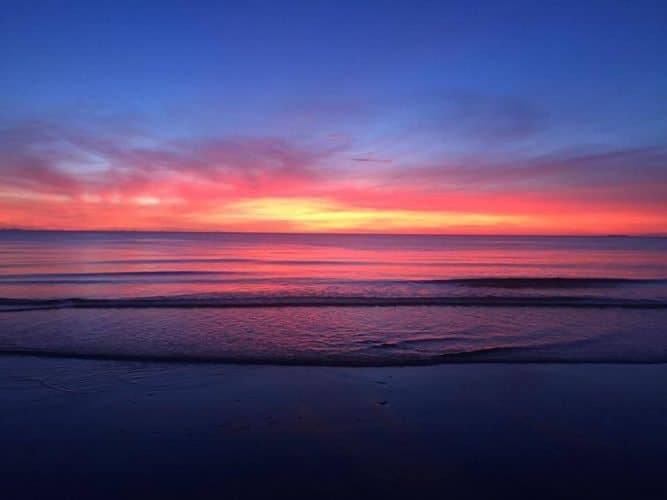 The sunrise over Cow Bay was incredible, funny to think there's saltwater crocodiles in that water!