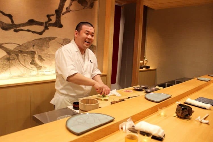 Chef Tobichi of restaurant Tobi in Kanazawa