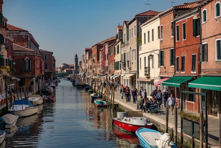 The vibe of Murano is pleasantly laid back compared to the hustle and bustle of nearby Venice. Donnie Sexton photos.