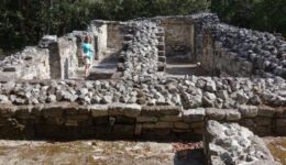 In the Palace in Xel-Ha, Quintana Roo, Mexico.