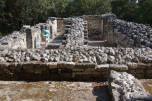In the Palace in Xel-Ha, Quintana Roo, Mexico.
