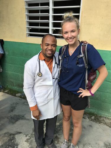 Dr. Tony and I after our last clinic day in Haiti, all smiles!