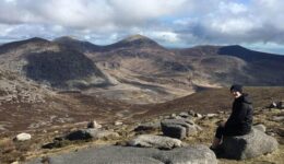 View from the route up to the summit of Slieve Binnian, County Down, Northern Ireland. Kate Skingley photos.