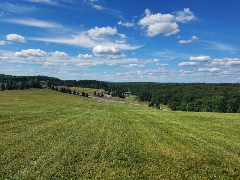 The Woodstock festival grounds in Bethel Woods.