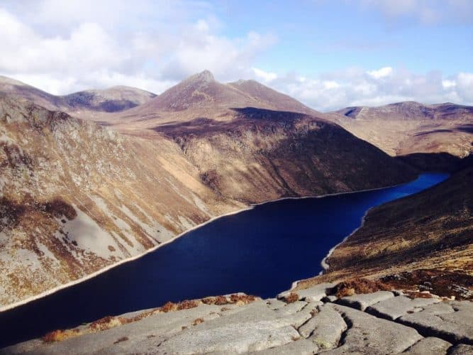 Southern Ireland: To Drive or To Be Driven? 1 The view from Slieve Binnian (Silent Valley Reservoir), County Down, Northern Ireland.