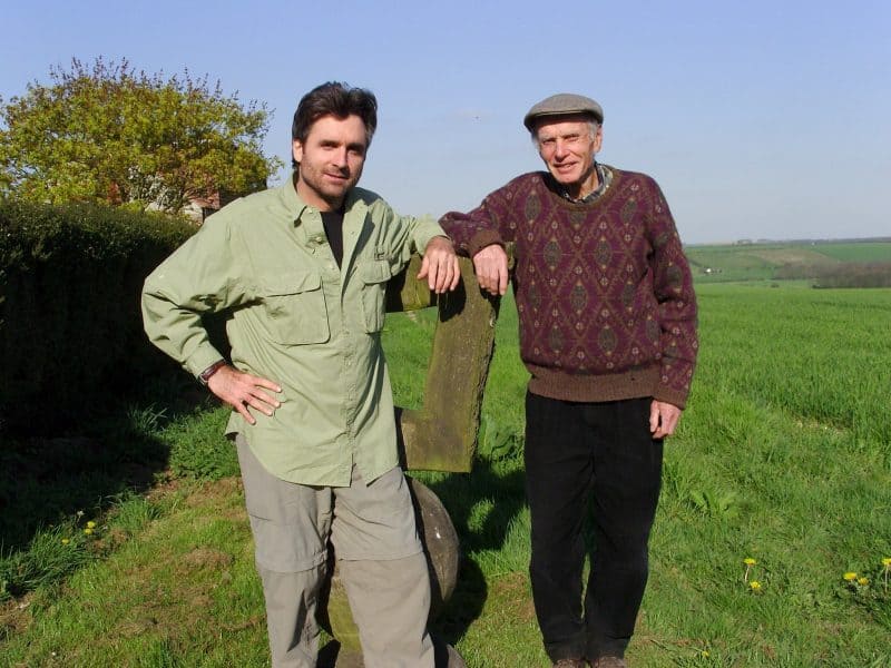 In the midst of fourth coast-to-coast walk across Britain with dad—Lincolnshire, England.