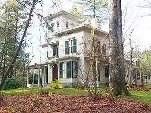 Emily Dickinson's house, now a museum