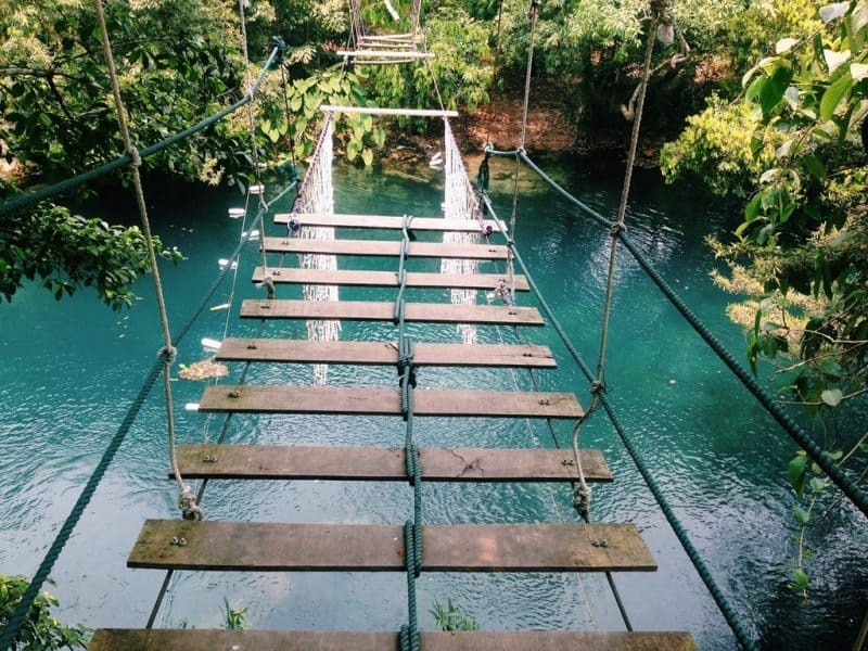 There are tons of fun things to do at the Nuoc Mooc Stream in Quang Binh. Photo courtesy of TripPlanner