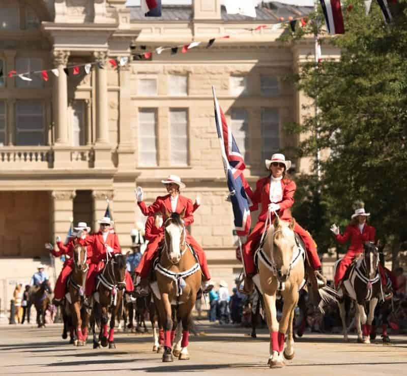 The parade that opens the big event each year.